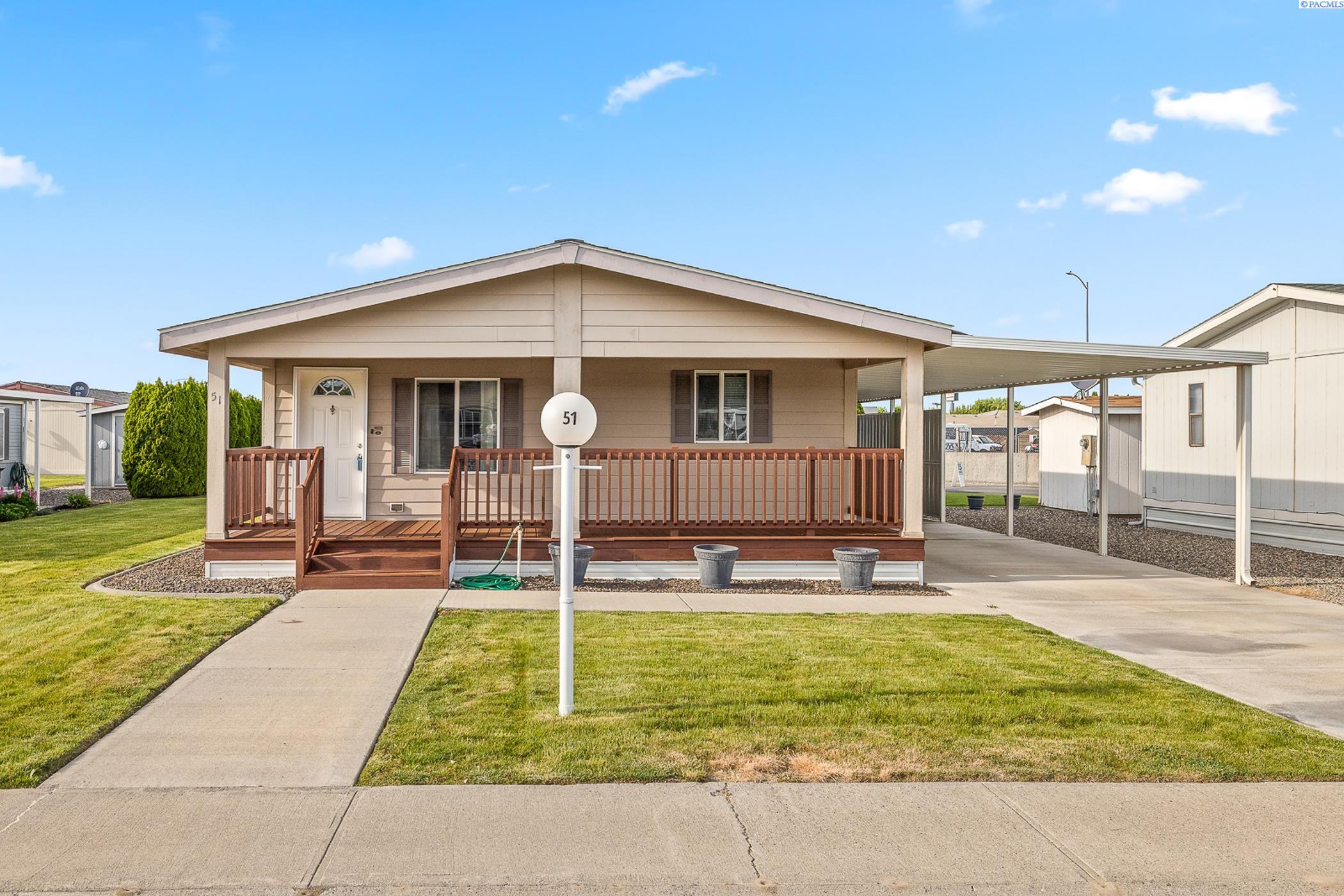 Columbia Center Blvd. #51, Kennewick, Washington 99336, 3 Bedrooms Bedrooms, 0 ,2 BathroomsBathrooms,Manufactured Homes,For Sale,Columbia Center Blvd. #51,0,284062