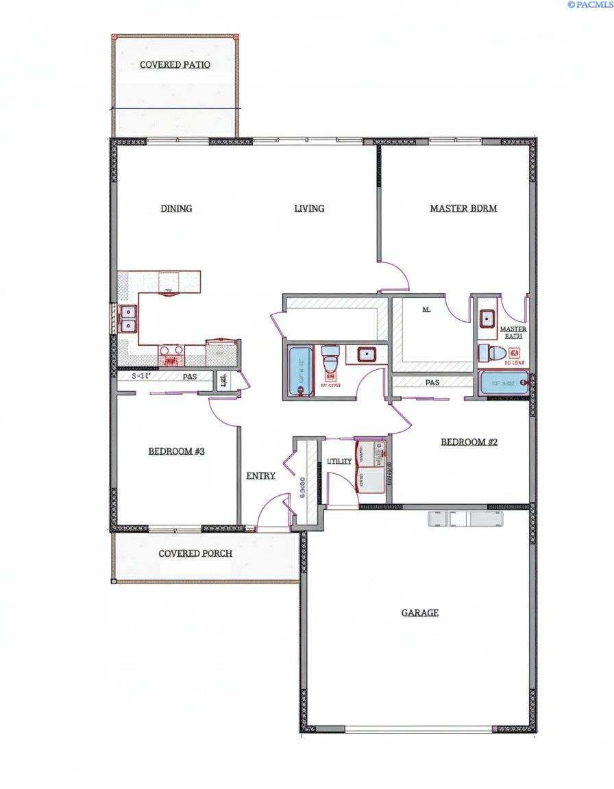 Elm Place, Kennewick, Washington 99337, 3 Bedrooms Bedrooms, 0 ,2 BathroomsBathrooms,Houses,For Sale,Elm Place,0,288650