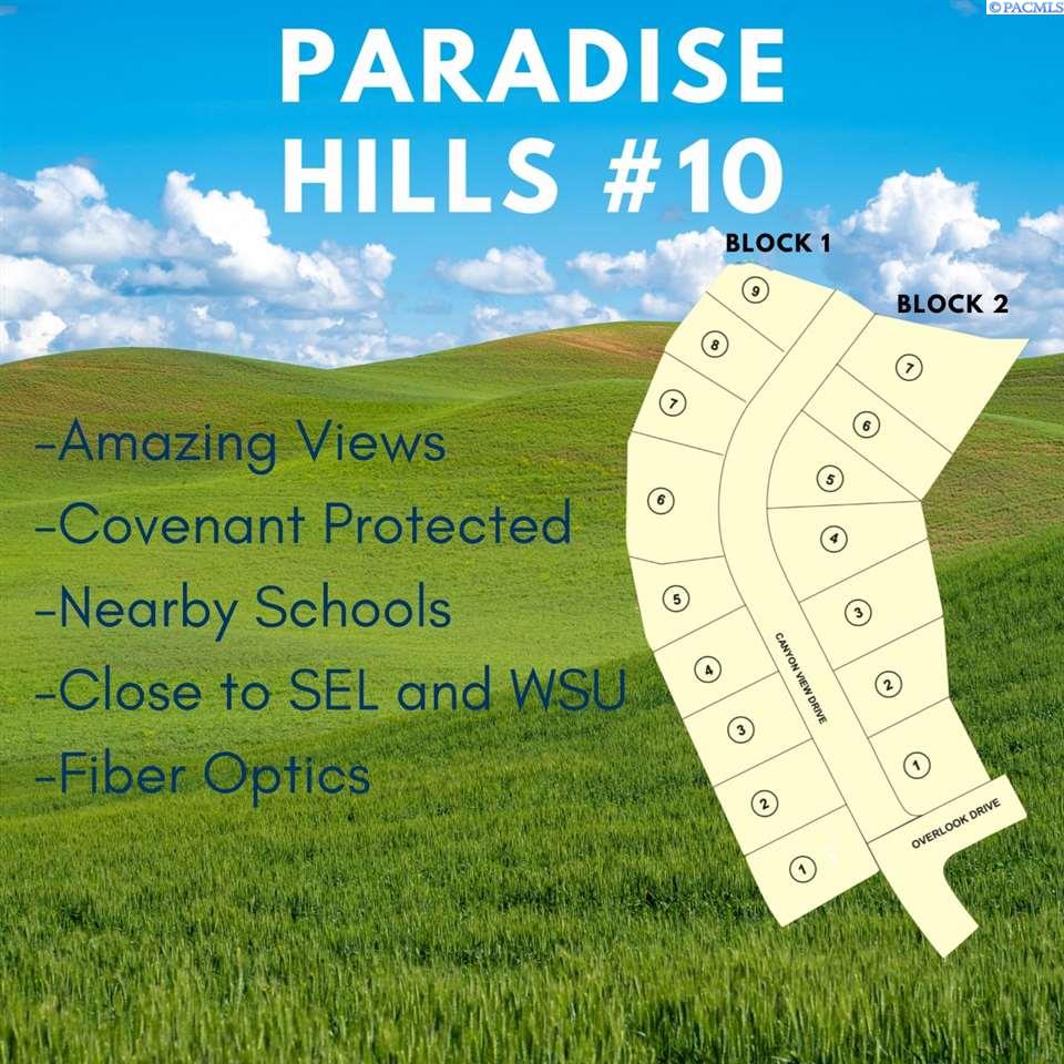 Canyon View Drive, Pullman, Washington 99163, 0 , 0 ,0,Land/lots,For Sale,Canyon View Drive,0,249744